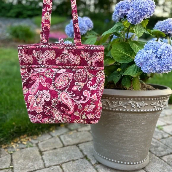 Vera Bradley Bags Vera Bradley Pink Quilted Paisley Tote